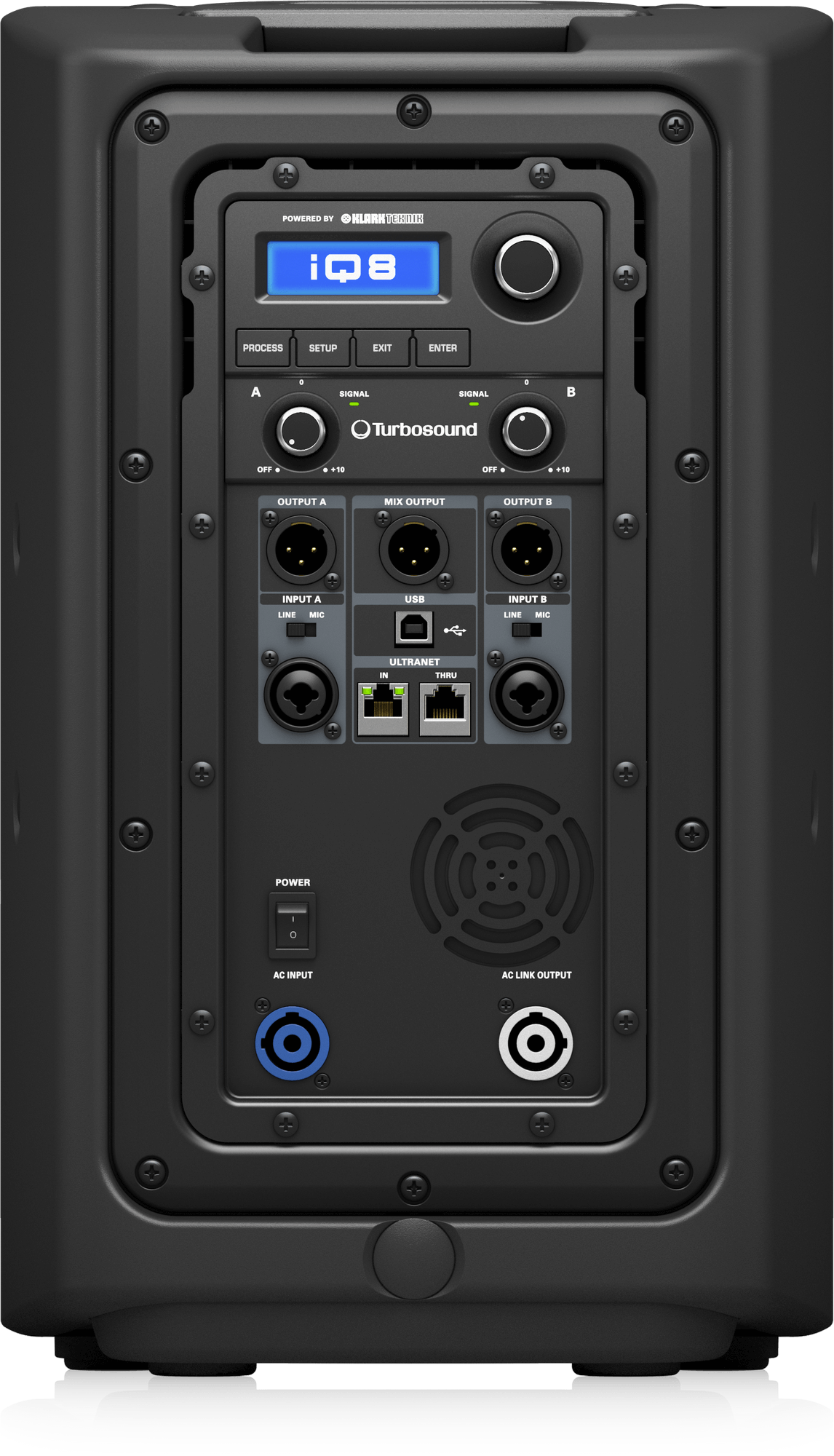 TURBOSOUND iQ8 - активная акустическая система, би-амп,1 х 8'', 1 х 1'' , 2500 Вт купить в prostore.me