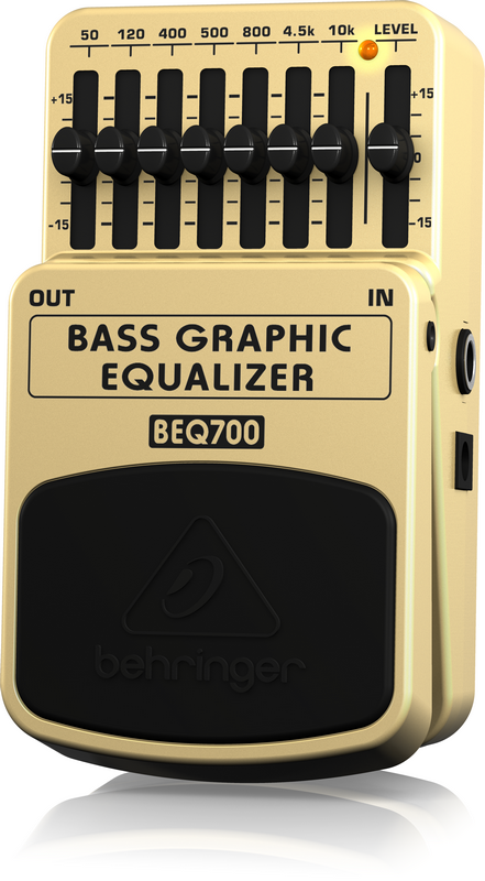 BEHRINGER BEQ700 - 7-полосный графический эквалайзер для бас-гитары или клавишных купить в prostore.me