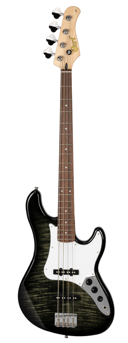 GB24JJ-TBK GB Series Бас-гитара, черная, Cort купить в prostore.me
