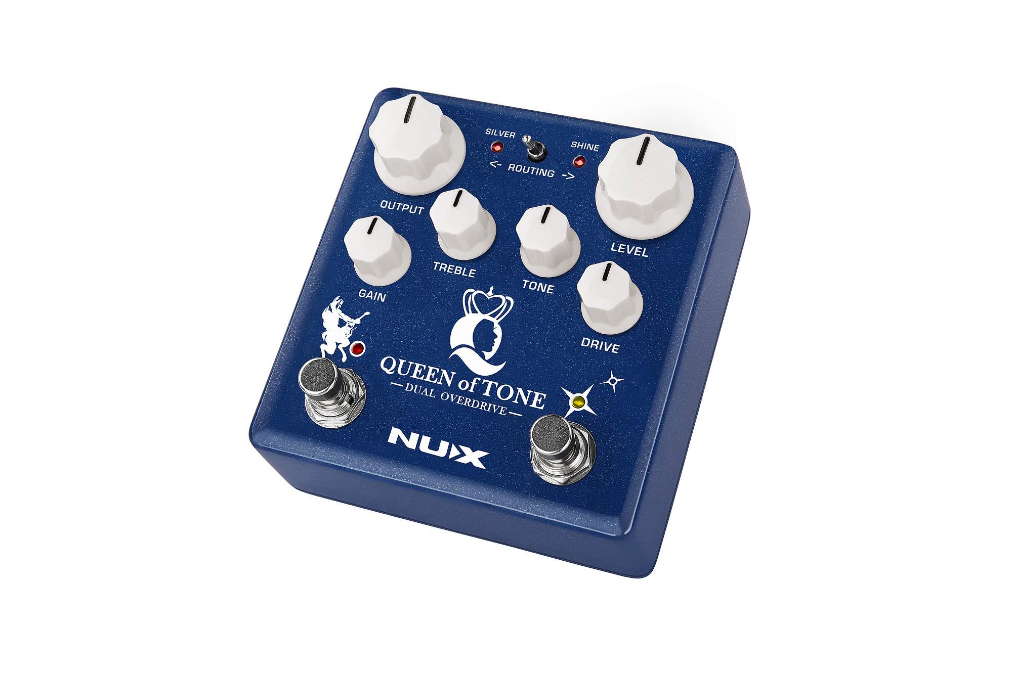 картинка NDO-6 Queen of Tone Педаль эффектов, Nux от магазина prostore.me