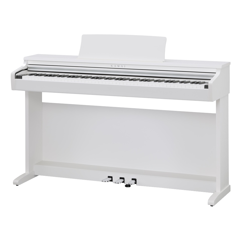 KAWAI KDP120 W - цифровое пианино, банкетка, механика RHC II, 88 клавиш, цвет белый купить в prostore.me