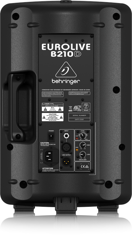BEHRINGER B210D - активная двухполосная акустическая система, 10"+1,35", 200Вт., би-амп, класс D купить в prostore.me