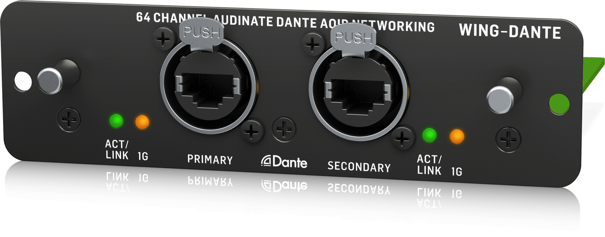 BEHRINGER WING-DANTE - карта DANTE для цифрового микшерного пульта Behringer WING, 64х64 аудиоканала купить в prostore.me