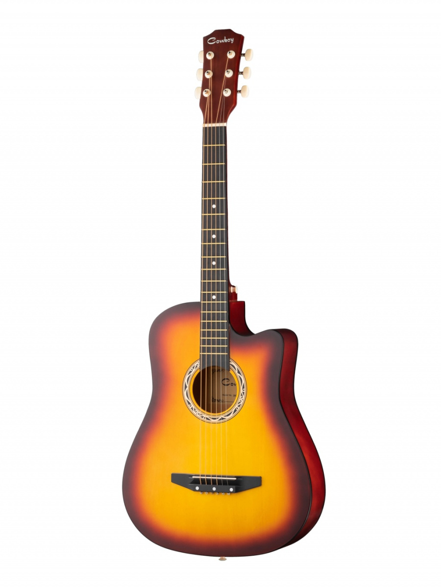 38C-M-N Акустическая гитара, с вырезом, цвет натуральный, Foix купить в prostore.me