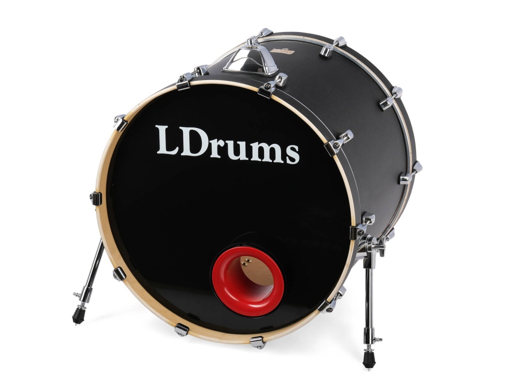 картинка 5001013-2218 Бас-барабан 22" x 18", черный, LDrums от магазина prostore.me