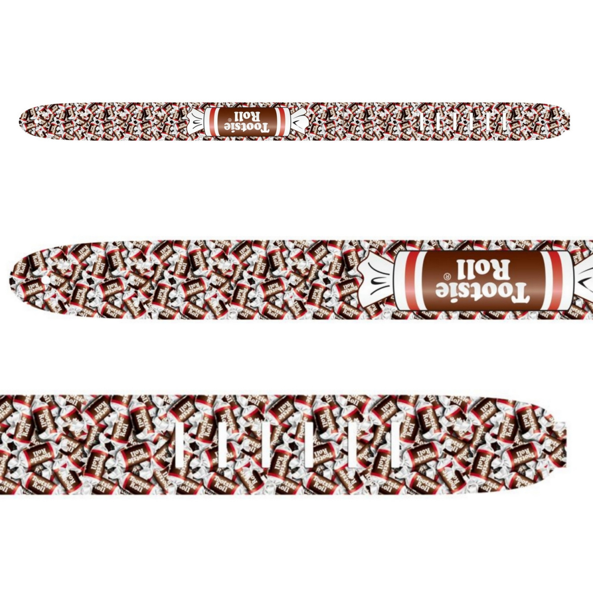 Perri's P25TR-1188 - Кожаный ремень (2,5") для гитары (Tootsie roll-конфеты) купить в prostore.me