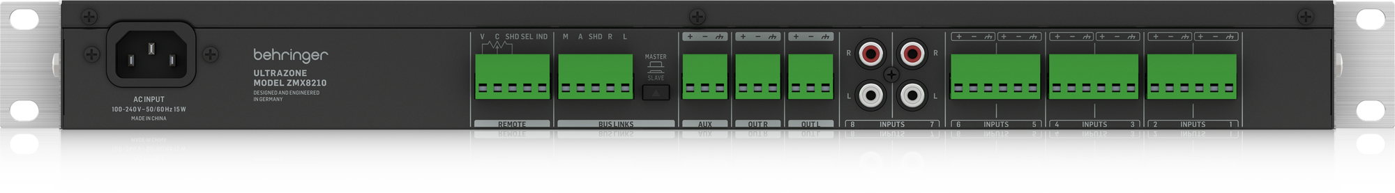 картинка Behringer ZMX8210 V2 Микрофонно-линейный зонный микшер для звуковых инсталляций от магазина prostore.me