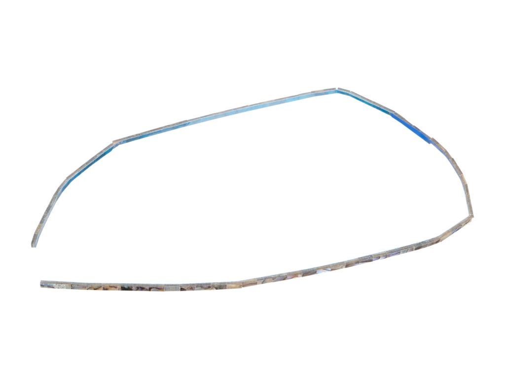 F-FLAB2-1.4A Материал для инкрустации, перламутр, 400х2х1.4мм, Hosco