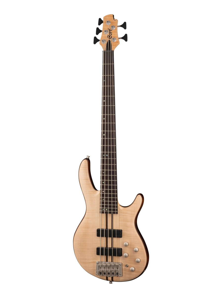 A5-Plus-FMMH-WBAG-OPN Artisan Series Бас-гитара 5-струнная, цвет натуральный, с чехлом, Cort купить в prostore.me