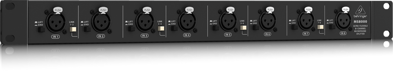 Behringer MS8000 рэковый 8-канальный микрофонный сплиттер купить в prostore.me