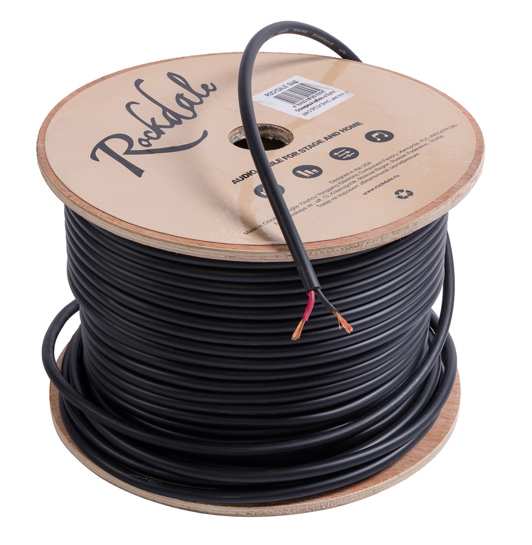ROCKDALE S004 Спикерный кабель в бухте для низковольтных соединений, OFC 2x2.5mm2, цена за метр купить в prostore.me