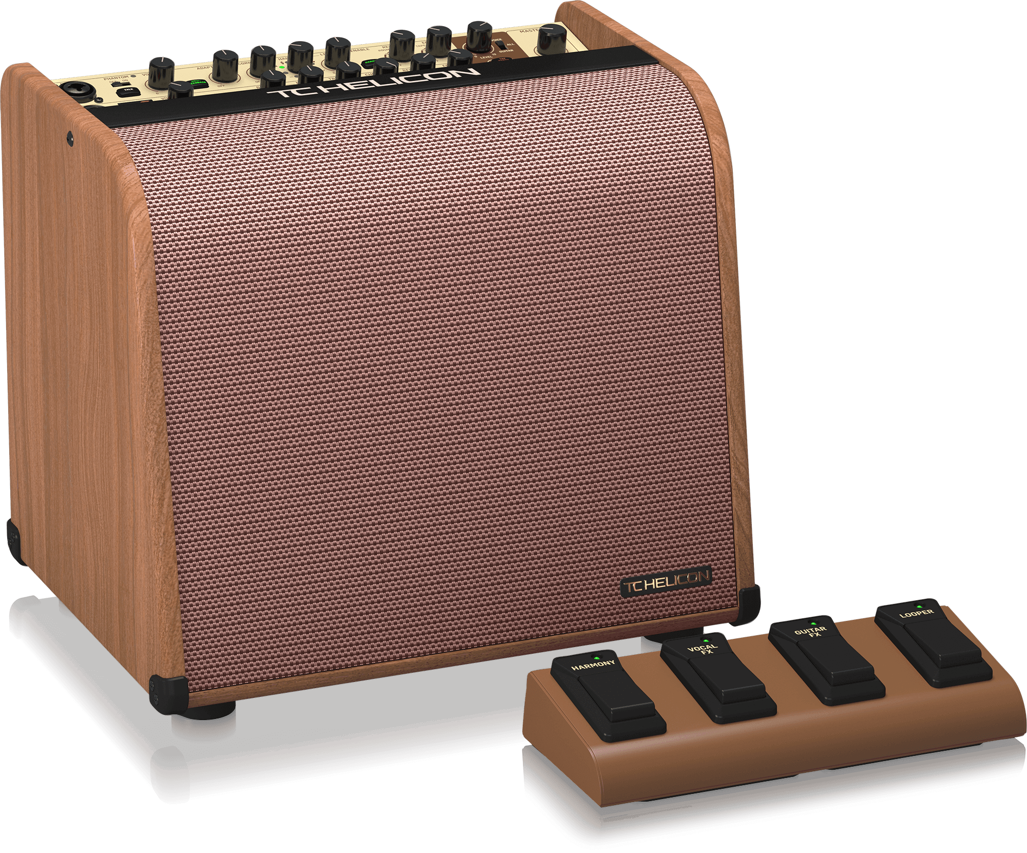 TC HELICON HARMONY V60 - 2-х канальный комбоусилитель для акустической гитары/вокала, 60 Вт купить в prostore.me