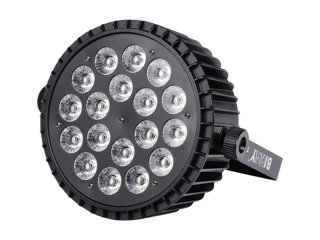 картинка PLC006S Светодиодный прожектор, 18х12Вт, RGBWAUV, Bi Ray от магазина prostore.me