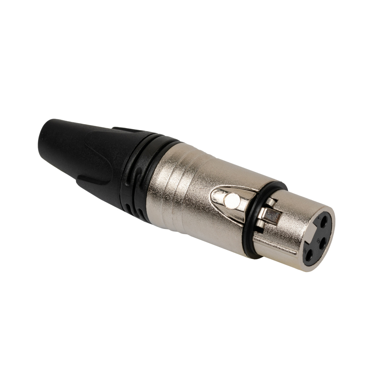 ROCKDALE XLR003 металлический кабельный разъем XLR мама (female) 3pin, цвет никель