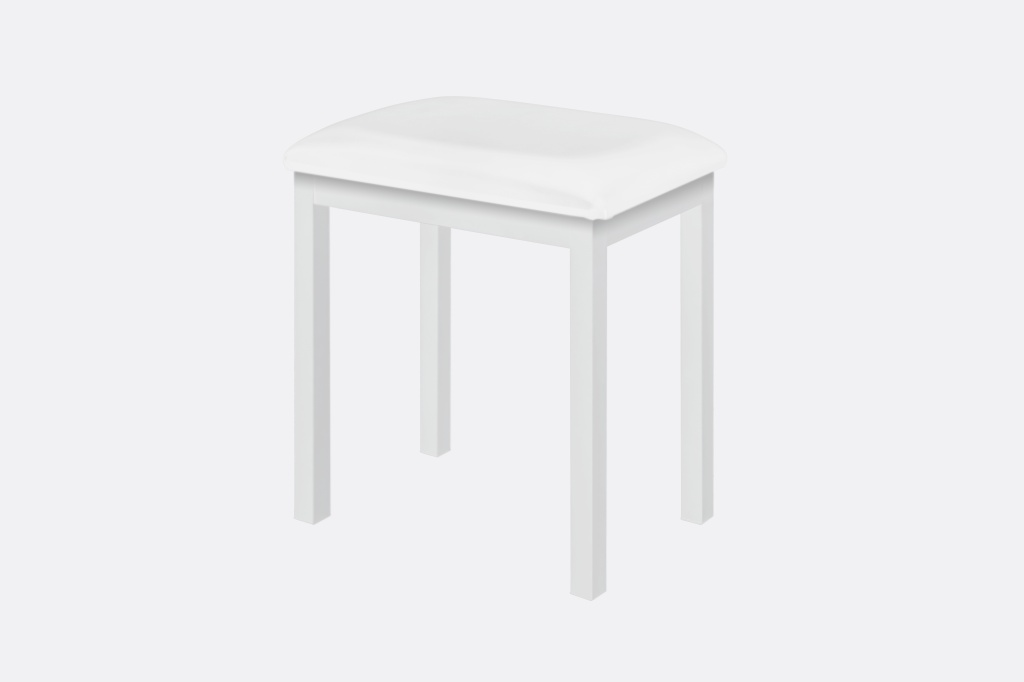 Piano-bench-WH Банкетка белая, Nux