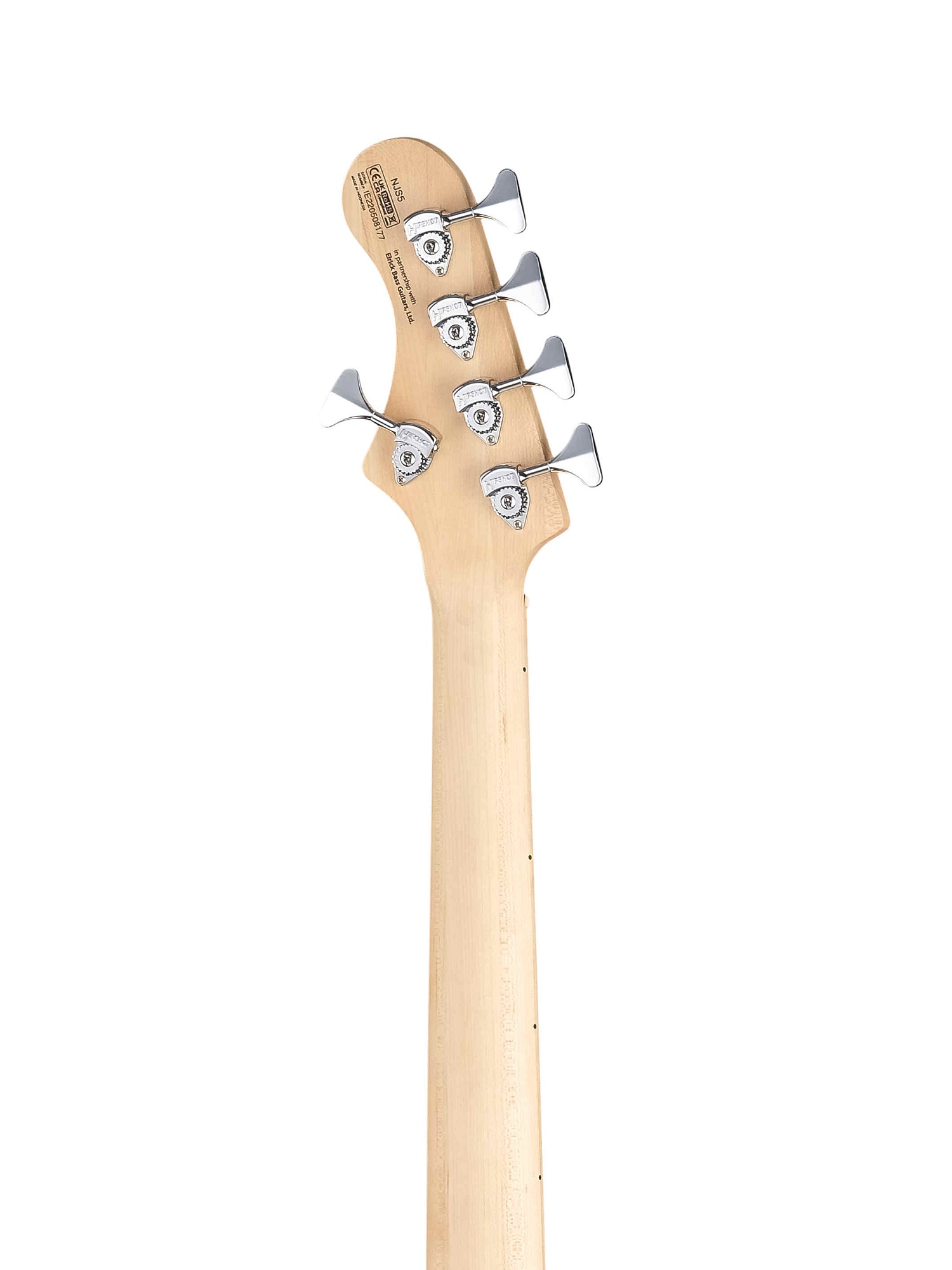 NJS5-WHT Elrick NJS Series Бас-гитара 5-струнная, белая, с чехлом, Cort купить в prostore.me