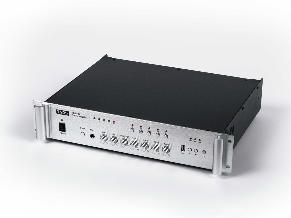 картинка DS-6180 Усилитель мощности трансляционный, 180Вт, TADS от магазина prostore.me
