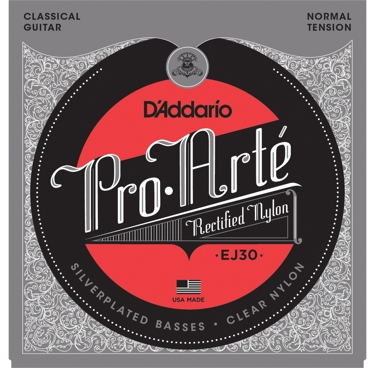 D'Addario EJ30 - струны для классич. гит, серебро (Silver), Normal Tension купить в prostore.me