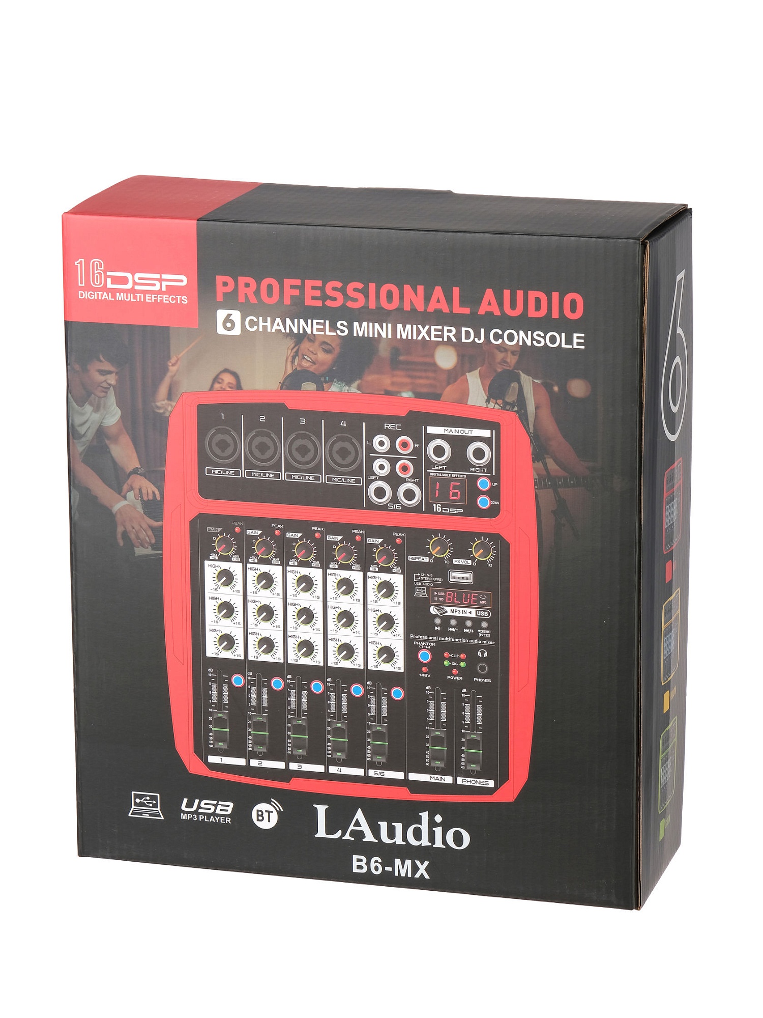 B6-MX Микшерный пульт, 6 каналов, LAudio купить в prostore.me