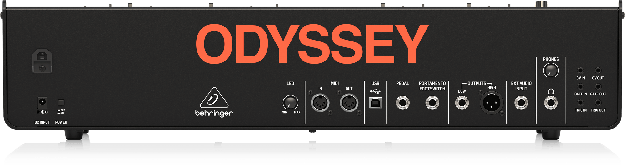BEHRINGER ODYSSEY - аналоговый дуофонический синтезатор, 37 клавиш купить в prostore.me
