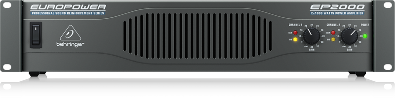 картинка BEHRINGER EP2000 - усилитель мощности, 2х500 Вт/4 Ом,2х350 Вт/8 Ом, мост:1300 Вт/4 Ом, 1000 Вт/8  Ом от магазина prostore.me