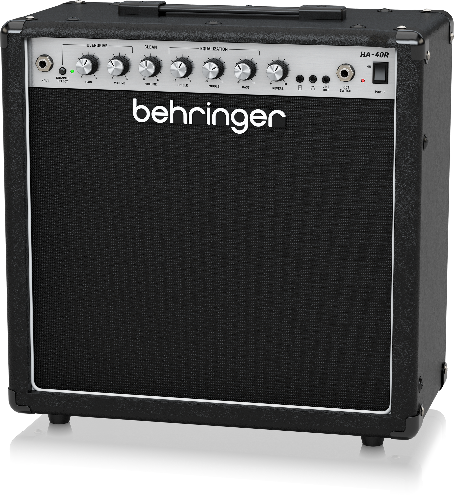 BEHRINGER HA-40R - гитарный комбо с двумя независимыми каналами, пружинным ревербератором купить в prostore.me
