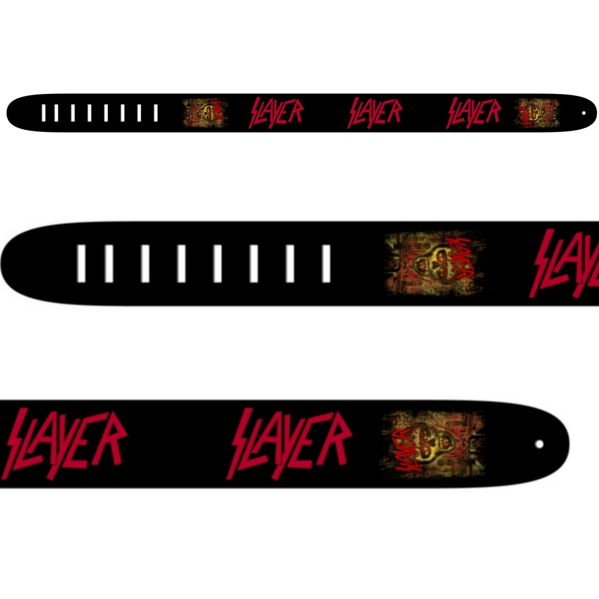 Perri's P25SY-1376 - Кожаный ремень 2,5", SLAYER (фирменная надпись и знак) купить в prostore.me