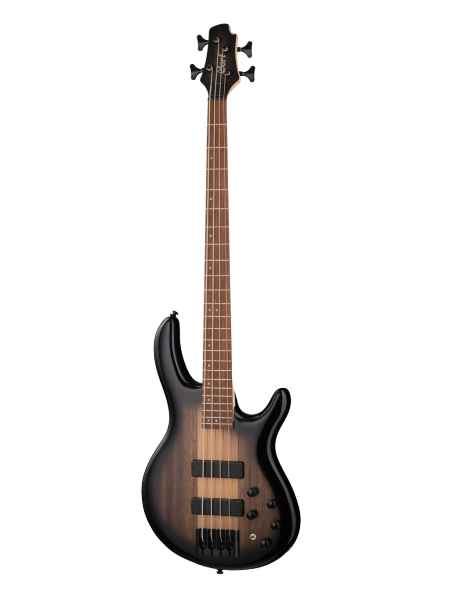 C4-Plus-ZBMH-WBAG-TBB Бас-гитара, коричневый санберст, с чехлом, Cort