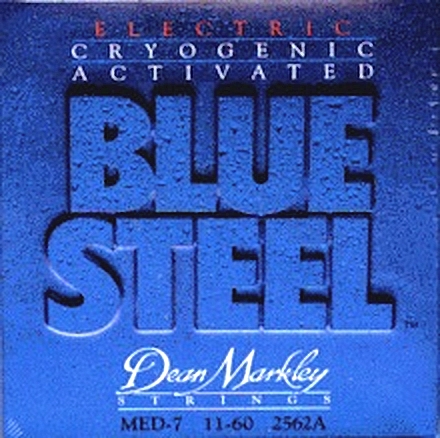 DeanMarkley 2562A Blue Steel -струны для 7-стр. электрогитары (8% никел. покрытие,заморозка) 11-60 купить в prostore.me