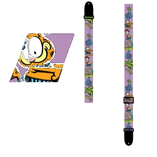 Perri's LPCPK-985 - Нейлоновый ремень (1.5") для укулеле (Garfield)