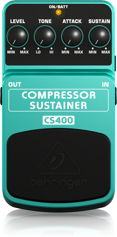 BEHRINGER CS400 - педаль эффектов динамической обработки для гитар, бас-гитар и клавиш купить в prostore.me