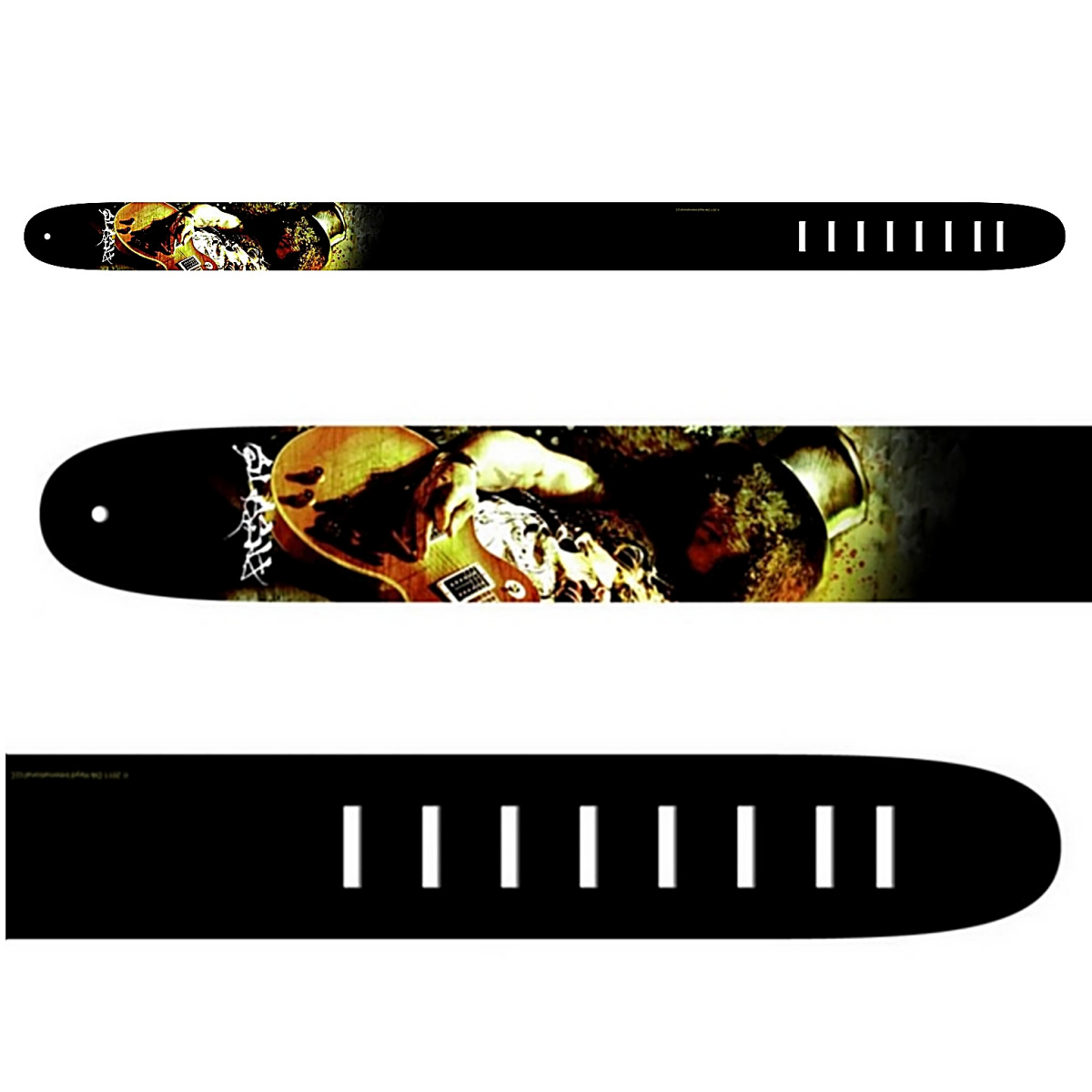 Perri's P25SH-1367 - Кожаный ремень (2,5") для гитары (SLASH) купить в prostore.me