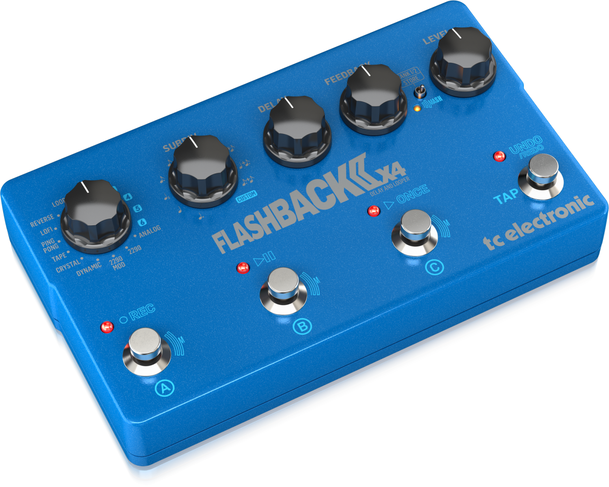 TC ELECTRONIC FLASHBACK TRIPLE DELAY - гитарная педаль эффекта задержки (3 в 1)