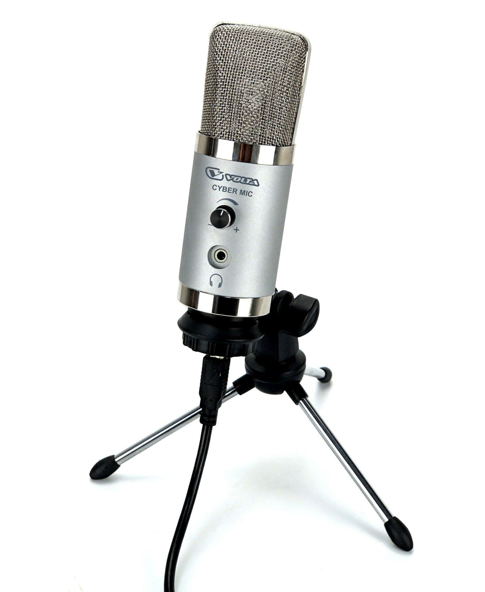 VOLTA CYBER MIC Студийный микрофон с встроенным USB-интерфейсом. купить в prostore.me
