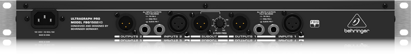 картинка BEHRINGER FBQ1502HD - эквалайзер стерео, графический, 15 полос от магазина prostore.me