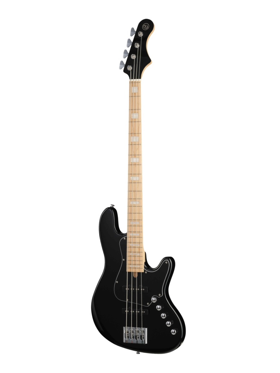 NJS4-BK Elrick NJS Series Бас-гитара, черная, с чехлом, Cort купить в prostore.me