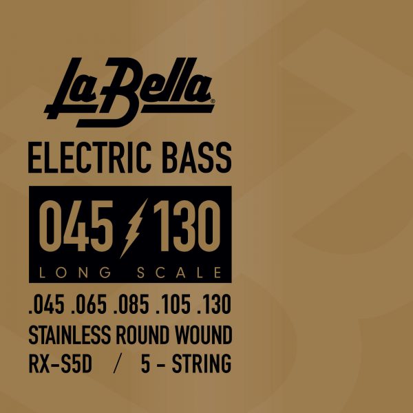La Bella RX-S5D RX – Stainless Комплект струн для 5-струнной бас-гитары, нерж.сталь, 45-130. купить в prostore.me