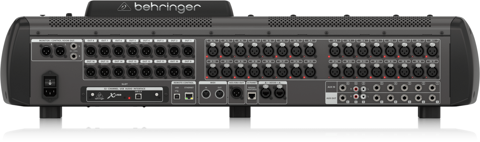 BEHRINGER X32 - цифровой микшер, 32 входа,16 шин, 6 mute групп, 8 DCA групп купить в prostore.me