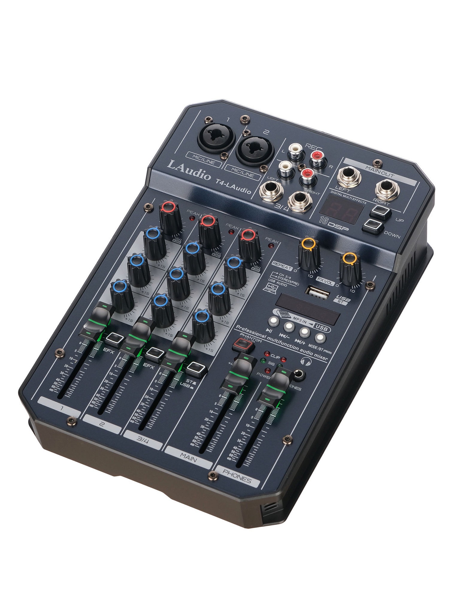 T4-LAudio Микшерный пульт, 4 канала, LAudio купить в prostore.me