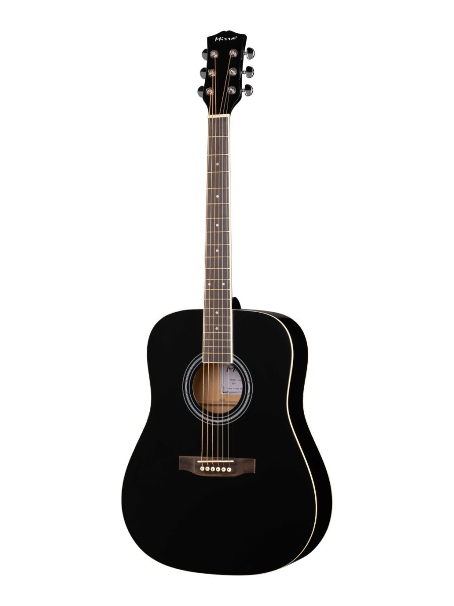 WG-4111-BK Гитара акустическая, черная, Mirra купить в prostore.me
