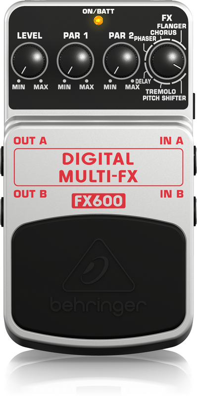 BEHRINGER FX600 - педаль цифровых стерео мультиэффектов ( фленджер, хорус, фейзер и т.п.) купить в prostore.me