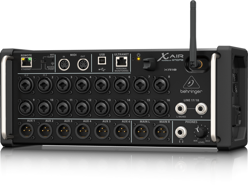 картинка Behringer XR18 цифровой микшер, 16 мик Midas XLR от магазина prostore.me