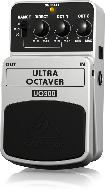 BEHRINGER UO300 - педаль эффектов (октавер) для гитар и бас-гитар, 3-х режимный купить в prostore.me