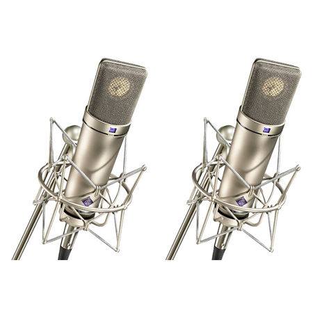 NEUMANN U 87 Ai MT STEREO - комплект из 2-х микрофонов "подобранная пара", цвет чёрный купить в prostore.me