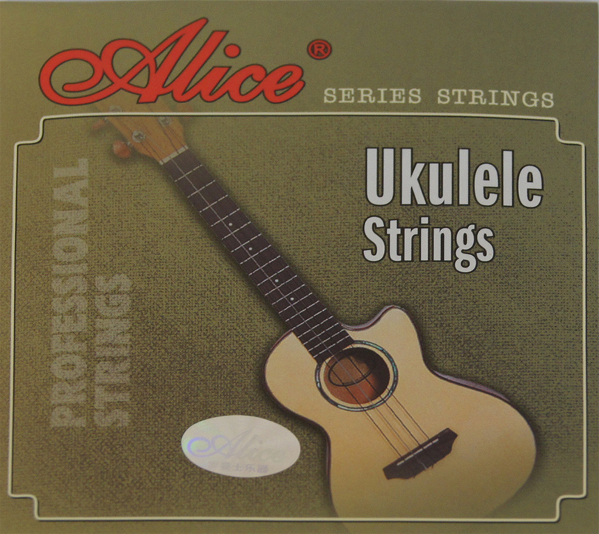 Alice AU04 Комплект струн для укулеле, прозрачный нейлон.
