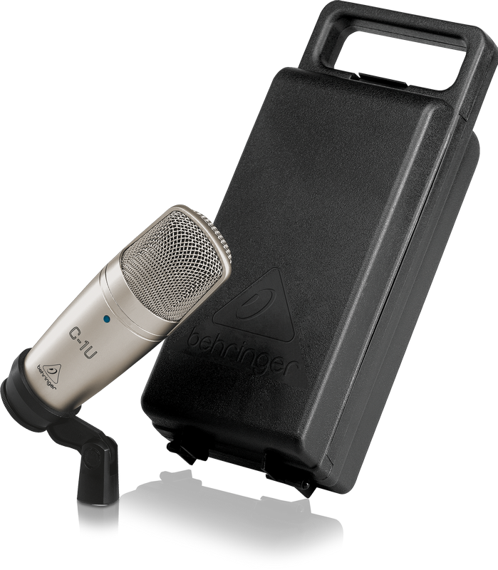 BEHRINGER C-1U - конденсаторный микрофон со встроенным USB аудиоинтерфейсом купить в prostore.me