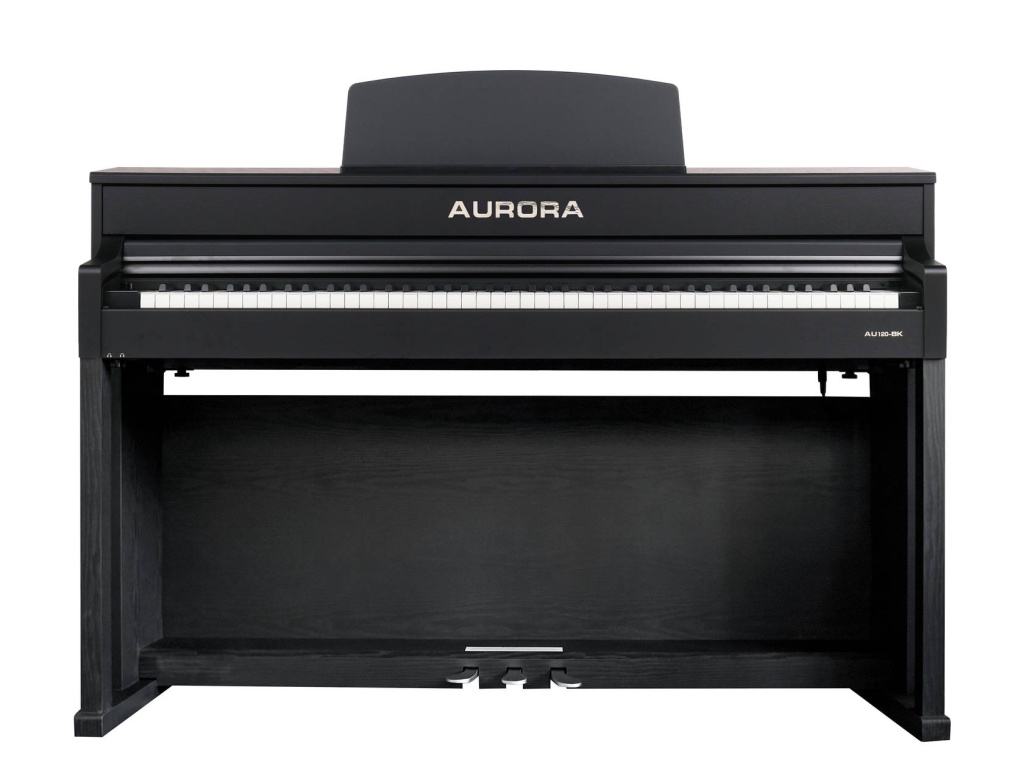 картинка AU120-BK Цифровое пианино, черное, Aurora от магазина prostore.me