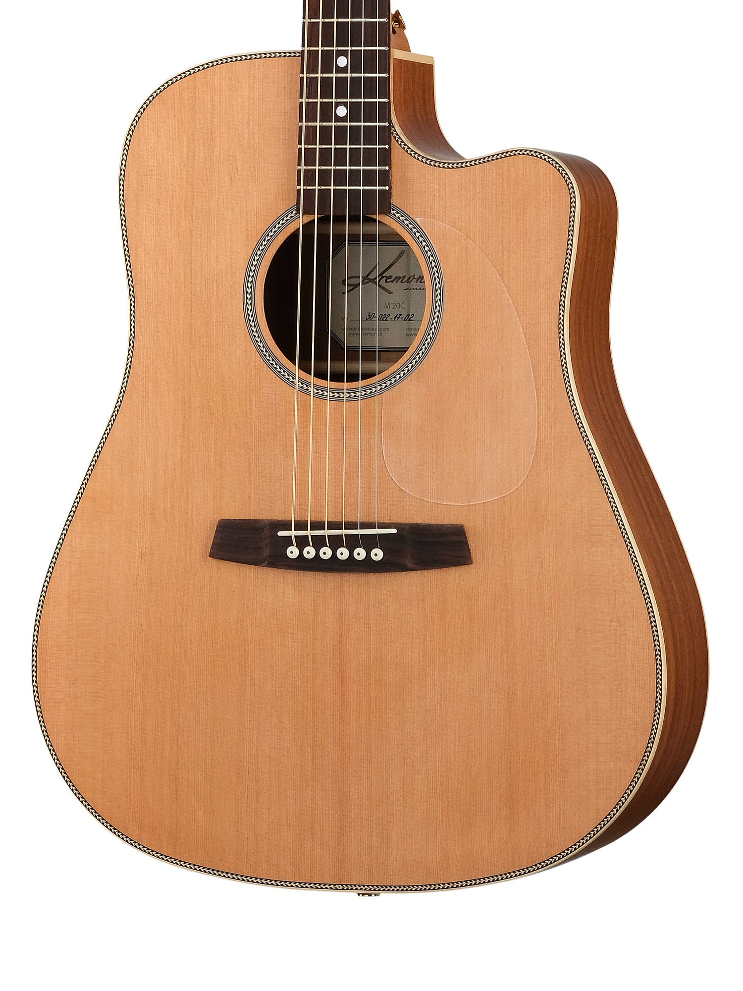 картинка M20C Steel String Series Акустическая гитара, с вырезом, Kremona от магазина prostore.me
