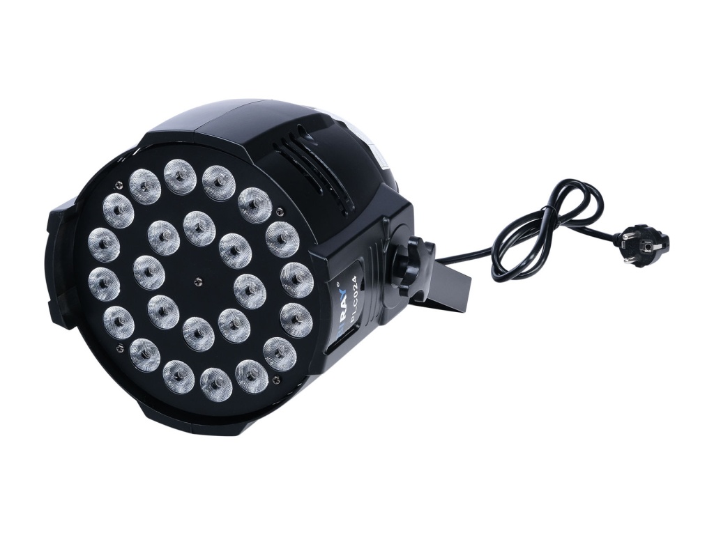 картинка PLC024 Светодиодный прожектор, 24х12Вт, RGBWA, Bi Ray от магазина prostore.me