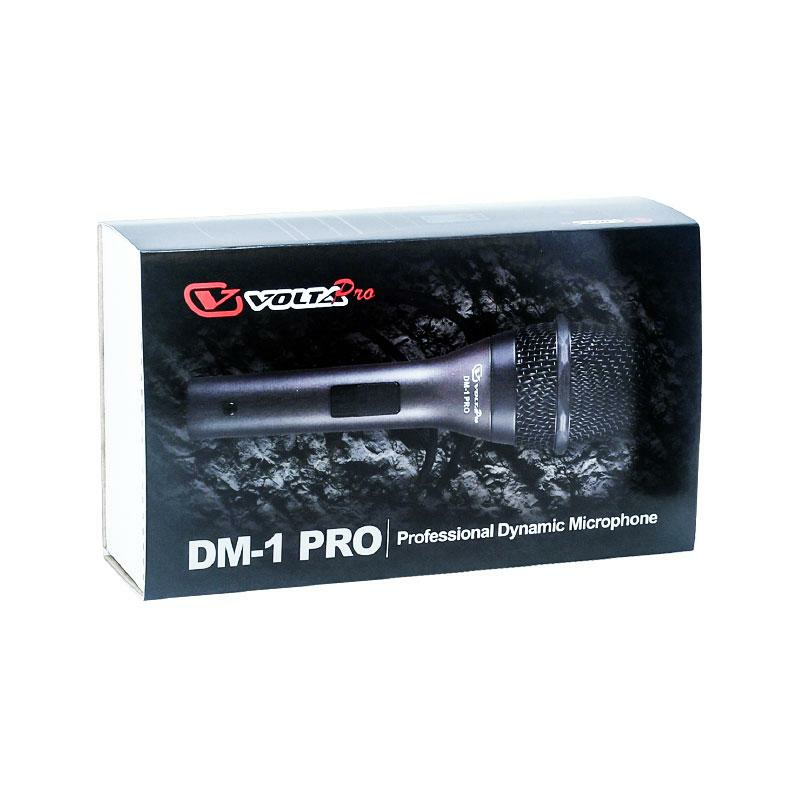 VOLTA DM-1 PRO Профессиональный динамический вокальный микрофон с включателем.  купить в prostore.me